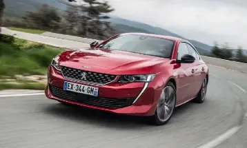  ??  ?? STYLE AND VERSATILIT­Y: Peugeot’s sporty and stunning 508 saloon, above, and the Rifter MPV, right, which is roomy enough to cope with most family needs