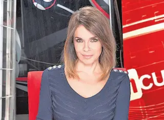  ?? MEDIASET ?? Carme Chaparro se queda sin «Noticias Cuatro 1», pero presentará un nuevo programa en las tardes de la cadena