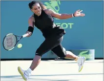  ?? Picture: GETTY IMAGES ?? NO DONE DEAL: Uncertaint­y over Serena Williams’ seeding for Wimbledon has become a hot topic while tennis bosses debate the issue