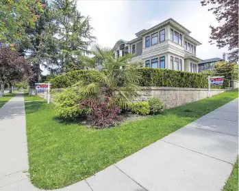  ?? FRANCIS GEORGIAN ?? This Kitsilano-area house is listed for just under $13 million. Prices at the top end of the local market fell 7.6 per cent in the six months to March, according to Knight Frank LLP.