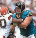  ?? 2000 PHOTO BY MATTHEW EMMONS/USA TODAY SPORTS ?? Tackle Tony Boselli started 90 of his 91 games with the Jaguars.