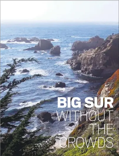  ?? COURTESY OF SAVE THE REDWOODS LEAGUE ?? Big Sur’s Garrapata State Park is just one of the many attraction­s of northern Big Sur.