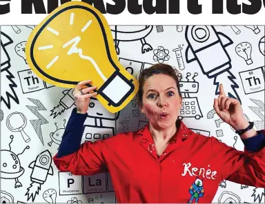  ??  ?? A BRIGHT IDEA: But Renee Watson from The Curiosity Box says using Kickstart has been ‘like pulling teeth’