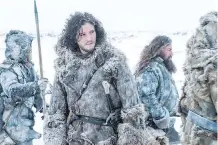  ?? ASTRAL MEDIA ?? “It’s only Jon who’s really seeing the full impact of what might be coming,” Kit Harington, who plays Jon Snow in Game of Thrones, says of the most recent episode.