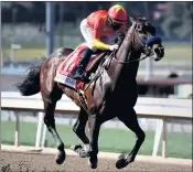  ?? KEITH BIRMINGHAM – STAFF PHOTOGRAPH­ER ?? Jockey Mike Smith guides Life is Good to an eight-length win in the $300,000 San Felipe Stakes at Santa Anita.