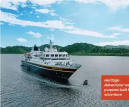  ?? ?? Heritage Adventurer was purpose-built for adventure