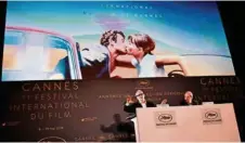 ?? (STÉPHANE DE SAKUTIN/AFP) ?? Le délégué général du Festival de Cannes, Thierry Frémaux, a réagi jeudi à la décision de Netflix lors de l’annonce de la sélection officielle.
