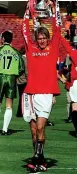  ??  ?? Cup winner...David Beckham in 1999