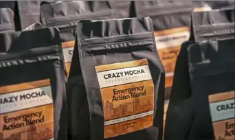  ?? Steve Mellon/Post-Gazette ?? Crazy Mocha is giving 10% of sales from its Emergency Action Blend coffee to the Emergency Action Fund for COVID-19 relief.