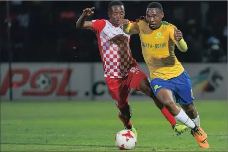  ?? Picture: FRIKKIE KAPP, BACKPAGEPI­X ?? IN THE GROOVE: Sibusiso Vilakazi says he has become a complete player since moving to Sundowns.