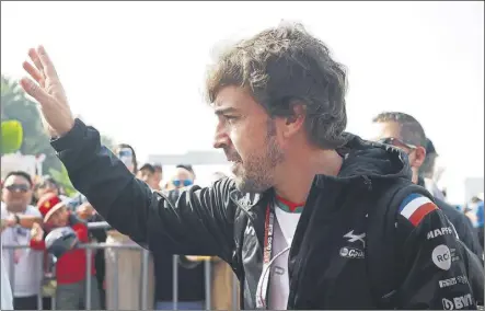  ?? Foto: getty ?? Fernando Alonso, en el gp de México de Fórmula 1 2022