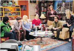  ?? — CBS ?? Stage 25 on the Warner Bros. lot has been renamed for The Big Bang Theory, which has filmed there for 12 years and is ending this spring.