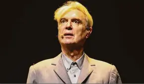  ?? Andy Kropa / Associated Press ?? Musician David Byrne and Fatboy Slim plan to put their musical “Here Lies Love” on a Broadway stage this summer, a show that charts the rise and fall of Philippine ex-first lady Imelda Marcos.