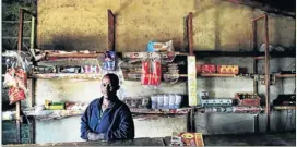  ??  ?? Mthobeli Gangatha was told to ‘go home and die' in 2000, when he was 37. He now owns a grocery store in his village of Nkunzimbin­i.