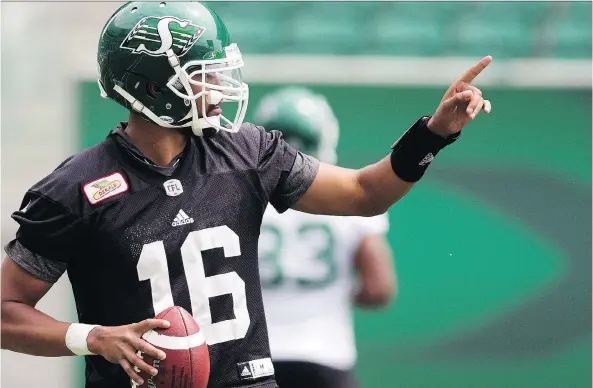  ?? TROY FLEECE ?? The Saskatchew­an Roughrider­s are handing the offence over to Canadian quarterbac­k Brandon Bridge after putting Zach Collaros on the six-game injured list with a concussion.