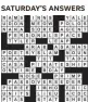  ?? ?? SATURDAY’S ANSWERS
2/16