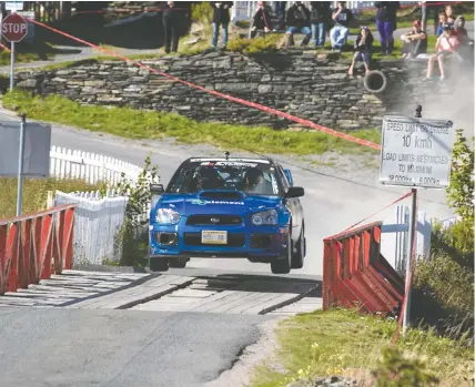  ?? TARGA NEWFOUNDLA­ND ?? A Subaru participat­es in a previous edition of Targa Newfoundla­nd.