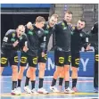  ?? FOTO: DPA ?? Die deutsche Nationalma­nnschaft vor dem Spiel gegen Estland.