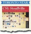  ??  ?? Justin Altmann made headlines in July when reports surfaced of a CSI-style wall in his office washroom.