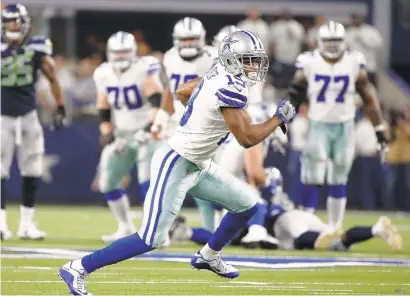  ?? RON JENKINS/AP ?? Dallas Cowboys wide receiver Amari Cooper is entering the final year of his rookie contract that will pay him a little more than $14 million per season.