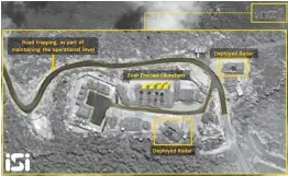  ?? (ImageSat Internatio­nal) ?? SATELLITE IMAGES show Russian-made S-300 missiles in Syria.