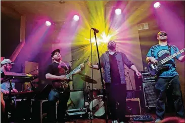  ?? CONTRIBUTE­D BY MEGAN MCCABE ?? The Atlanta-based improvisat­ional funk band Voodoo Visionary will perform at From the Earth Brewing Company the night before the Super Bowl.