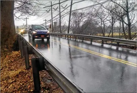  ?? FRAN MAYE – DIGITAL FIRST MEDIA ?? The Route 926 bridge over Brandywine Creek, used by more than 13,000 vehicles every day, will close on Feb. 13, and stay closed for most of the year as PennDOT replaces it.