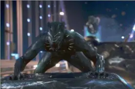  ?? MATT KENNEDY — MARVEL STUDIOS-DISNEY VIA AP ?? This image released by Disney shows a scene from Marvel Studios’ “Black Panther.”