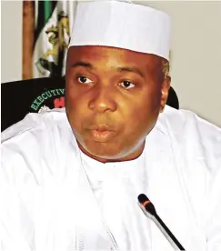  ??  ?? Senate President Bukola Saraki