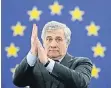 ?? FOTO: RTR ?? A. Tajani nach seiner Wahl.
