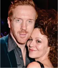  ??  ?? Damian Lewis with wife Helen McCrory