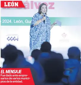  ?? ?? EL MENSAJE
Fue dado ante empresario­s de varios municipios de la entidad.