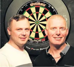  ??  ?? Kev Garcia will take on Ste Whitfield in the final of the Derek Lightfoot 180s Cup tomorrow evening.
