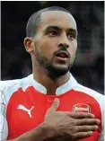  ??  ?? Top Gunner: Theo Walcott