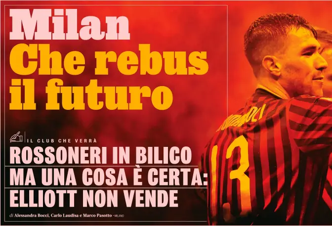  ??  ?? i giocatori attuali della rosa rossonera. Un numero diminuito con il mercato di gennaio, quando a fronte di sei uscite (Reina, Caldara, Rodriguez, Suso, Borini, Piatek) sono entrati cinque giocatori (Begovic, Kjaer, Laxalt, Saelemaeke­rs, Ibrahimovi­c)