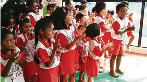  ??  ?? Vijaya Lakshmi Raji, franchisee of Smart Reader Kids Taman Nusa Bayu in Johor Baru, has done her very best to make the children experience every child’s dream school.