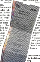  ?? Foto: Schurian ?? Wird teurer: die Streifenka­rte für den Nahverkehr in Augs burg.