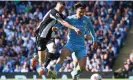  ?? Chris Brunskill/Fantasista/Getty Images ?? Jack Grealish has apologised to Miguel Almirón (left) for comments he made about the Newcastle United winger. Photograph: