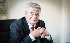  ?? Foto: J. Denzel/S. Kugler ?? Joachim Gauck war fünf Jahre deutsches Staatsober­haupt. Nun kommt er nach Bautzen.