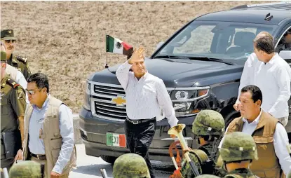  ??  ?? Inauguraci­ón del macrolibra­miento Centenario de la Constituci­ón, en Querétaro.