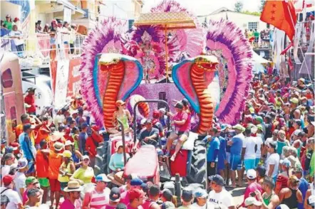  ?? Archivo | La Estrella de Panamá ?? En el Carnaval panameño hay diferentes expresione­s y géneros musicales.