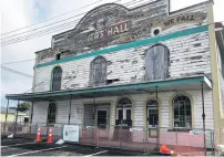  ??  ?? Political history . . . The Runanga Miners’ Hall is associated with the early days of the Labour Party.