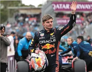  ?? | PHOTO : EPA/MAXPPP ?? Max Verstappen partira en pole position, ce matin en Australie.