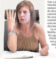  ?? I. GIL ?? Mabel Deu, vicepresid­enta de Ceuta