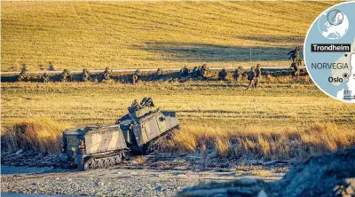  ??  ?? In marcia Marines olandesi durante l’esercitazi­one Nato in Norvegia, che continuerà fino al 7 novembre (Epa)