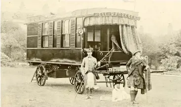  ??  ?? j Gentleman gipsy: the horsedrawn Wanderer was the very first leisure touring caravan