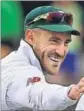  ??  ?? South Africa skipper Faf du Plessis received support from teammate Dale Steyn, who said the Aussies are levelling allegation­s at the Proteas skipper. REUTERS PHOTO