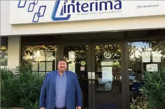  ?? (Photo K.W.) ?? Marc Raiola vient de lancer une nouvelle structure : Interima Compétence­s.