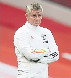  ??  ?? DECISIVE BATTLE: Manchester United boss Ole Gunnar Solskjaer.