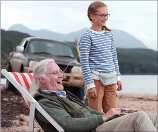 ??  ?? Billy Connolly and Emilia Jones in What We Did on Our Holiday